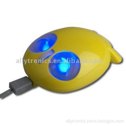 Mini optical mouse in fish shape